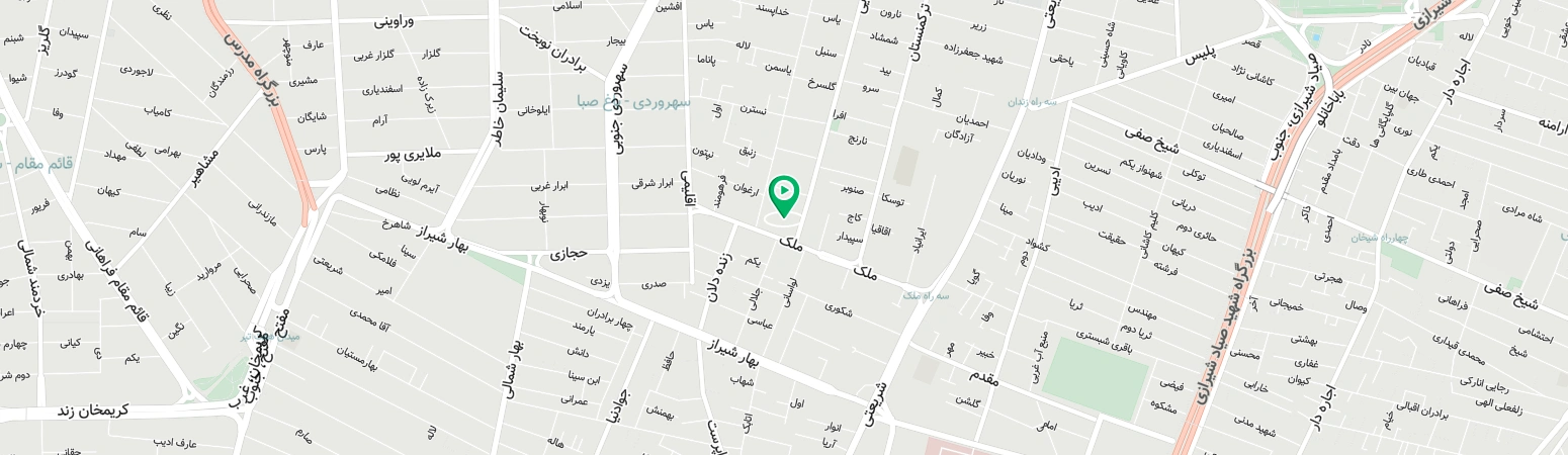 نقشه تماشاخانه ملک