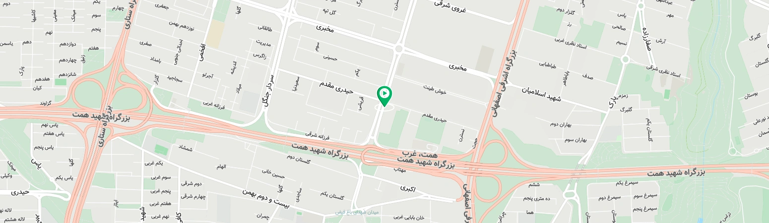 نقشه سالن نمایش و همایش طهران