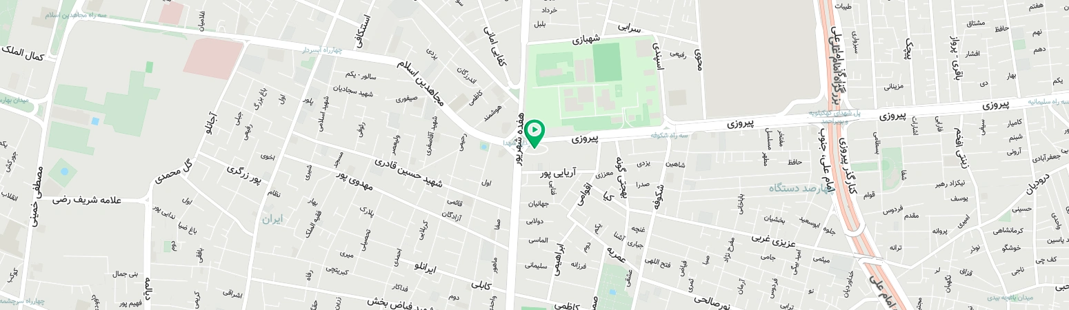 نقشه سینما میلاد تهران