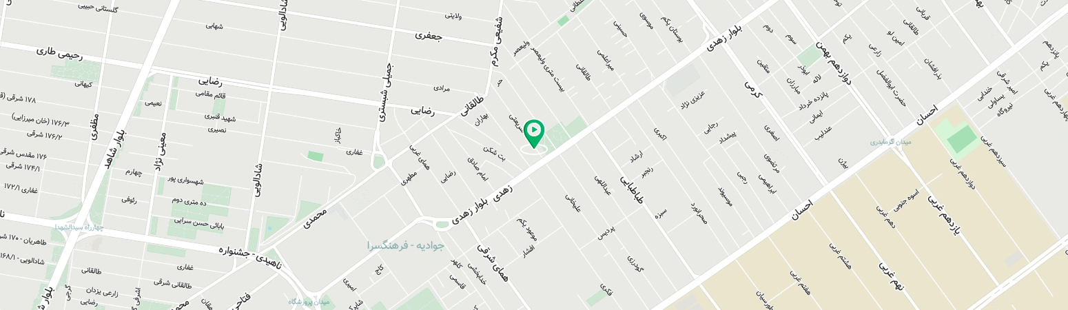 نقشه سینما یاس شرق