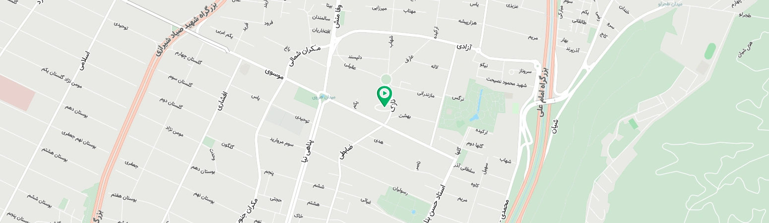 نقشه پردیس سینمایی هروی سنتر